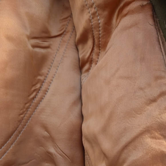 Cortefiel Vintage 70's Men's Camel Coat Size 44 - Picture 14 of 16